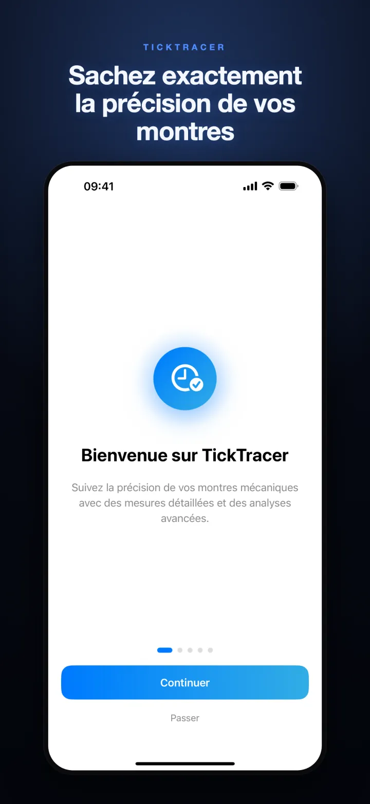 TickTracer — Précision de vos montres
